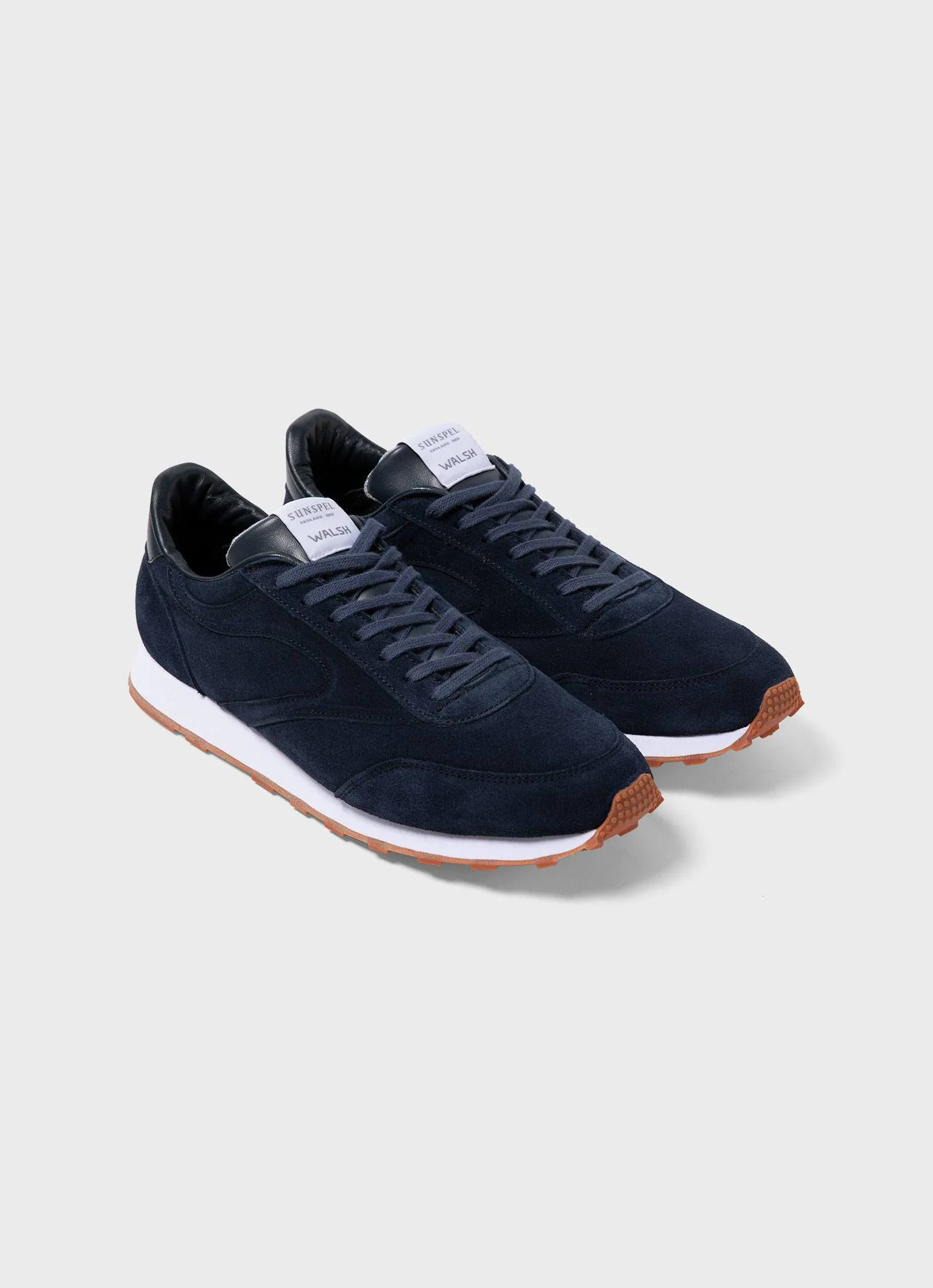 Men's Sunspel and Walsh Trainer in Navy