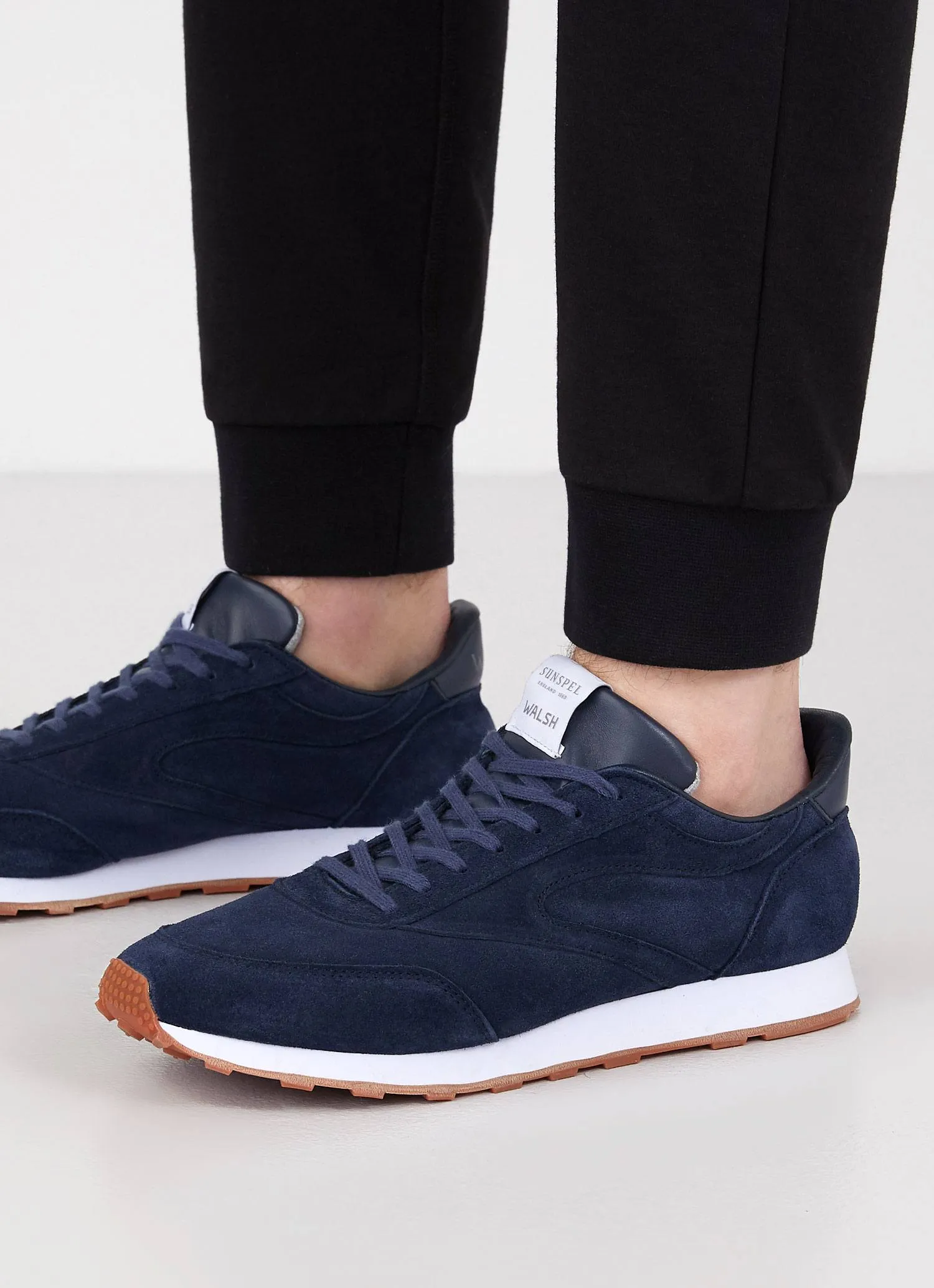 Men's Sunspel and Walsh Trainer in Navy