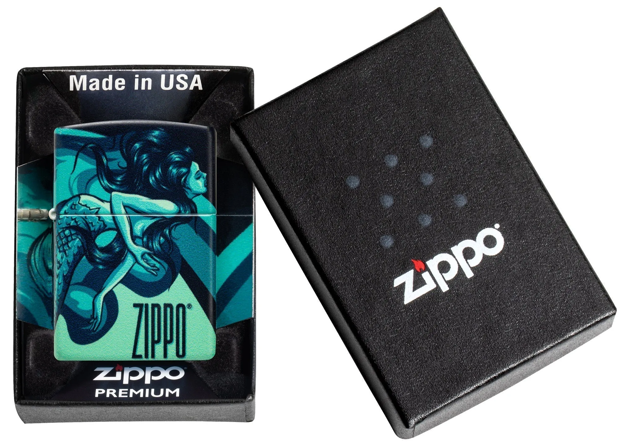 Mermaid Zippo Design