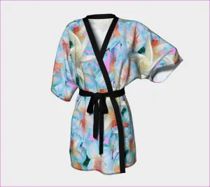 Midnight Floral Kimono Robe