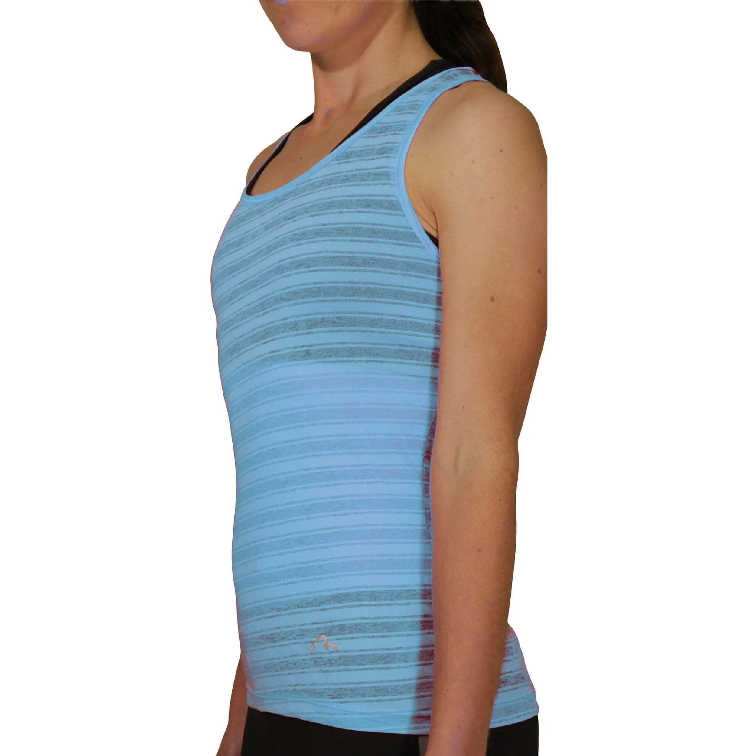 More Mile Breathe Womens Running Vest - Blue