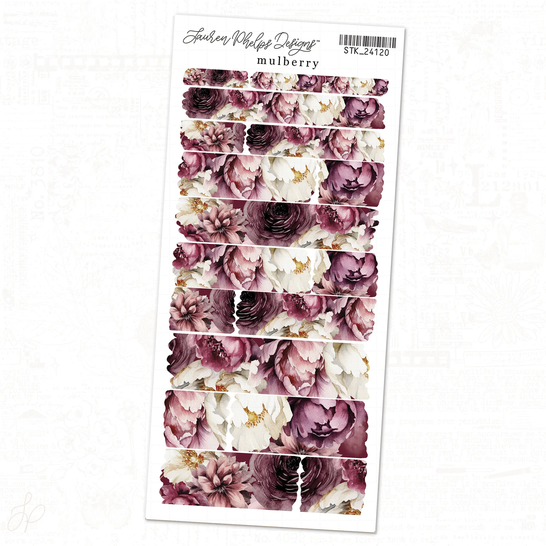 Mulberry Collection | Washi Strips Sheet 7