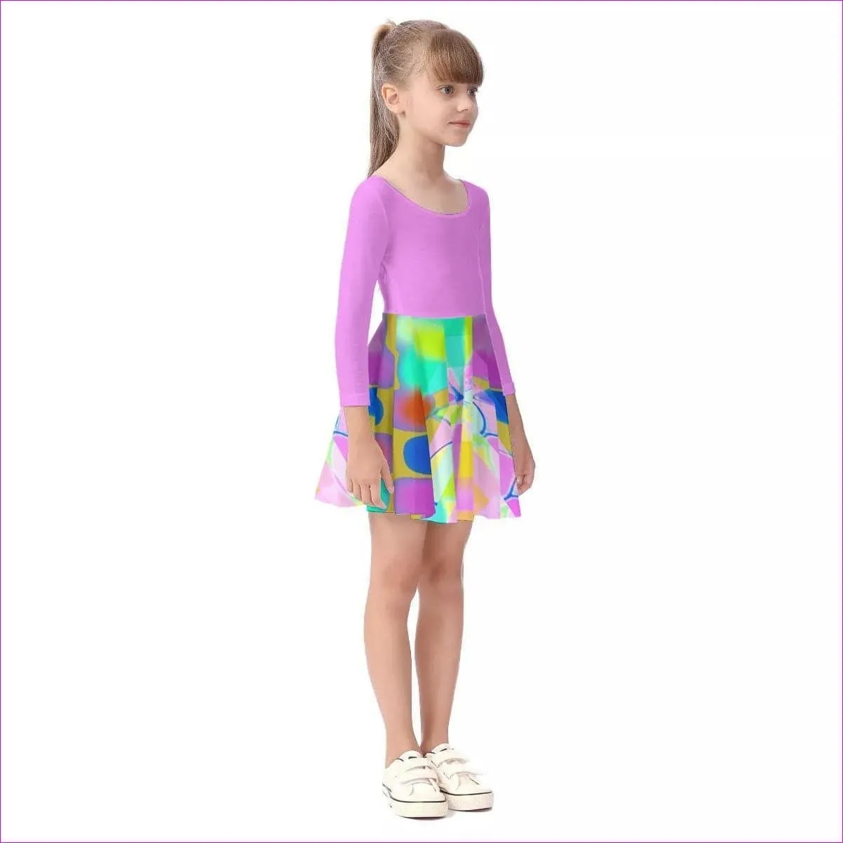 Northern Lights Kids Girls Long Sleeve Dress