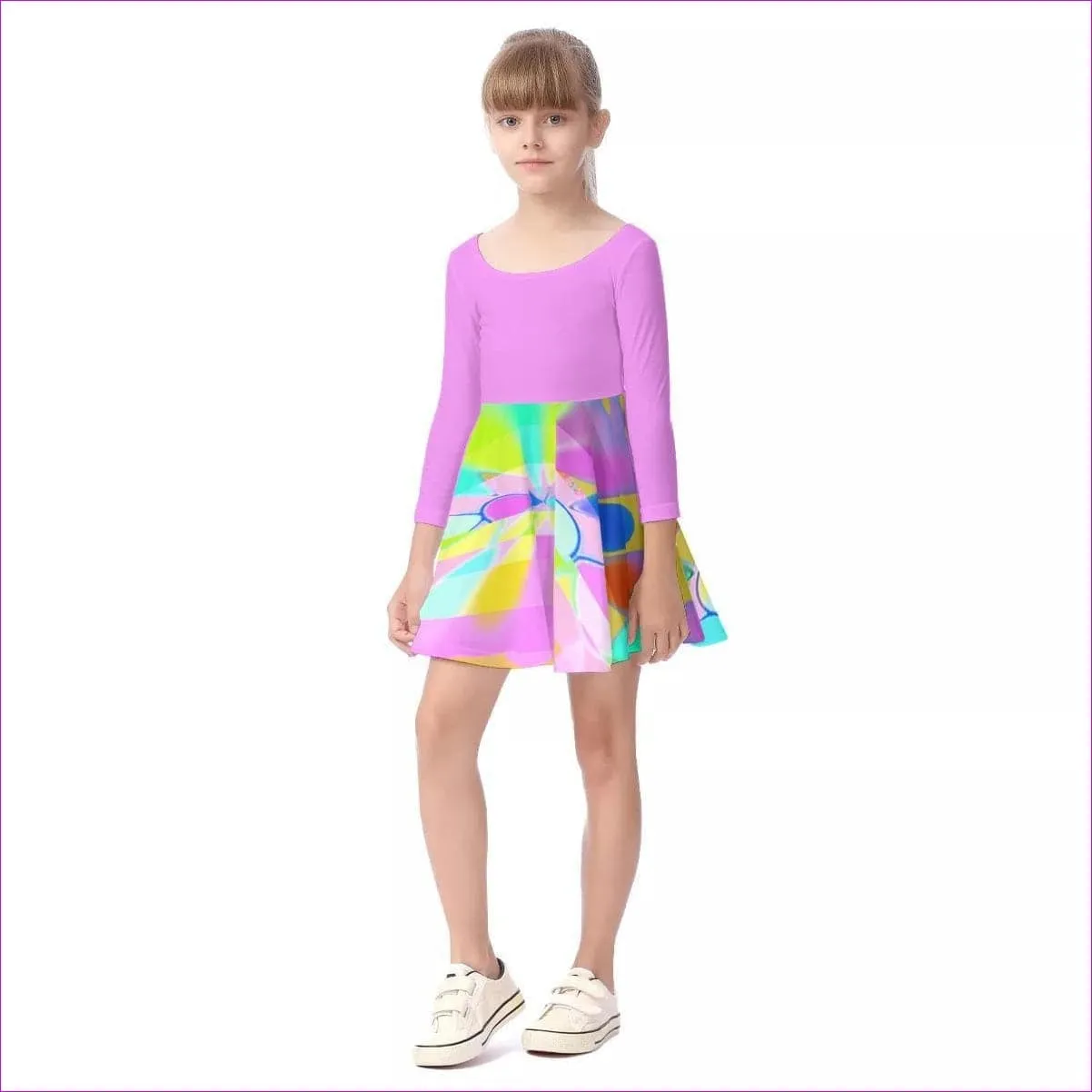 Northern Lights Kids Girls Long Sleeve Dress