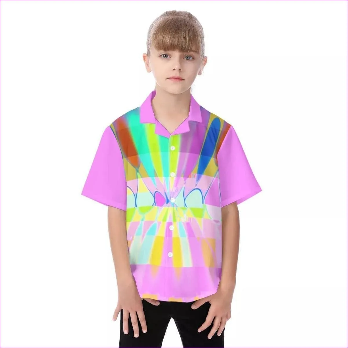 Northern Lights Kids Hawaiian Shirt