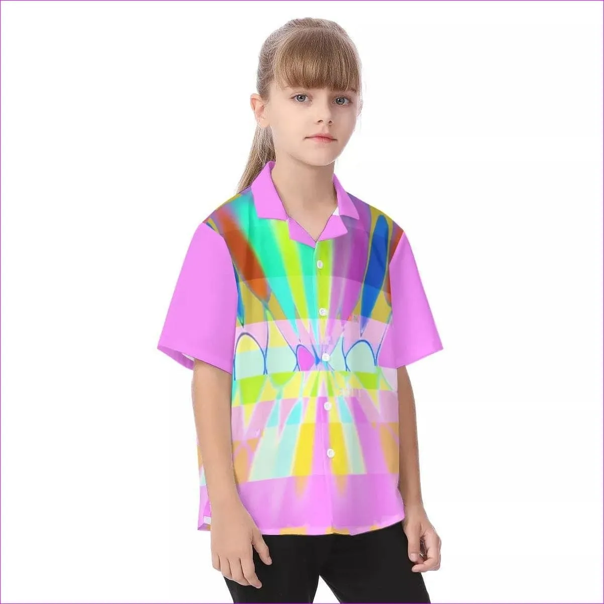 Northern Lights Kids Hawaiian Shirt