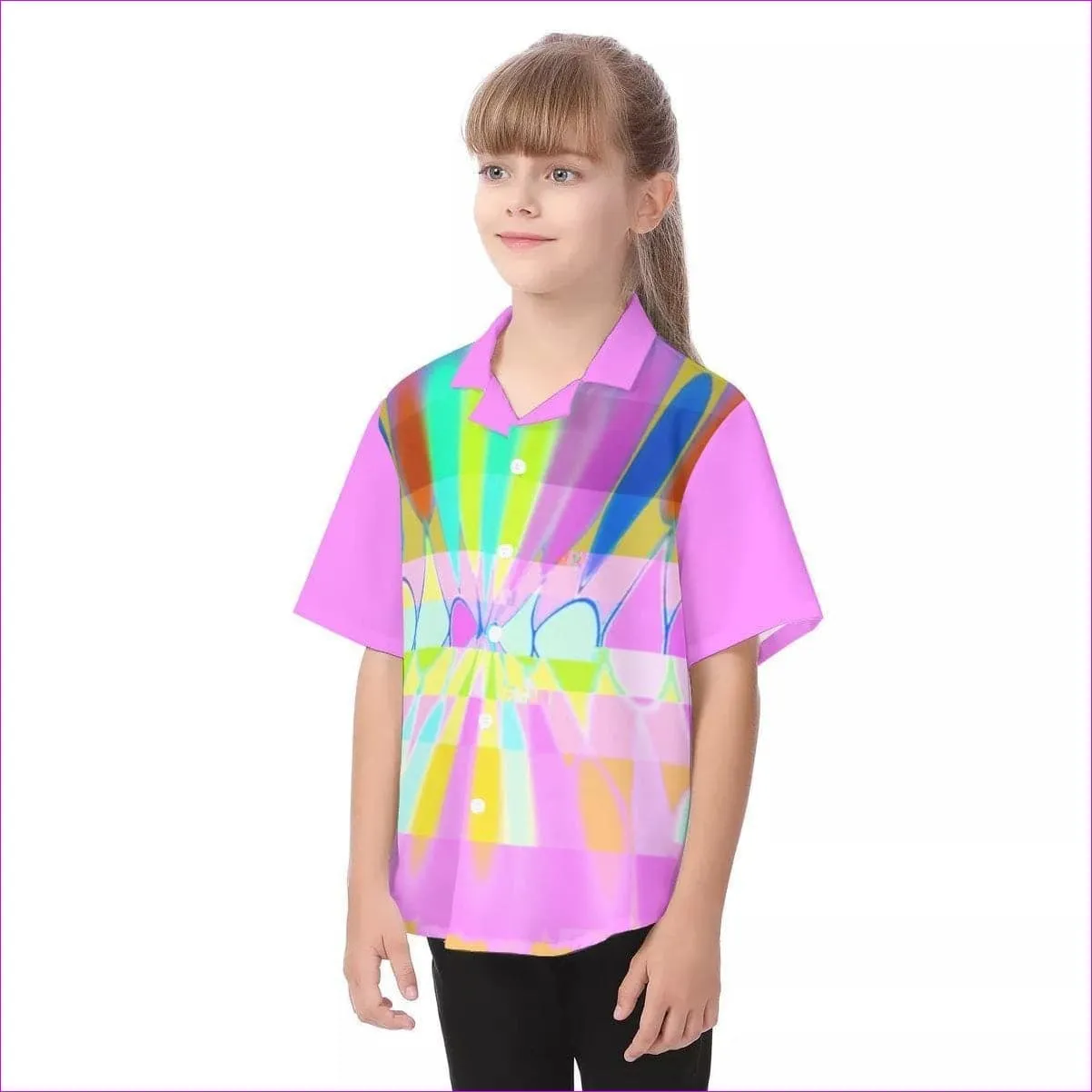 Northern Lights Kids Hawaiian Shirt