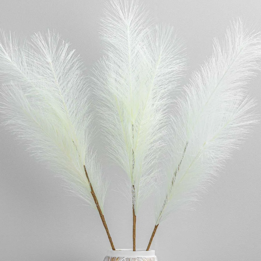 Off White Pampas Grass Stem - 80cm