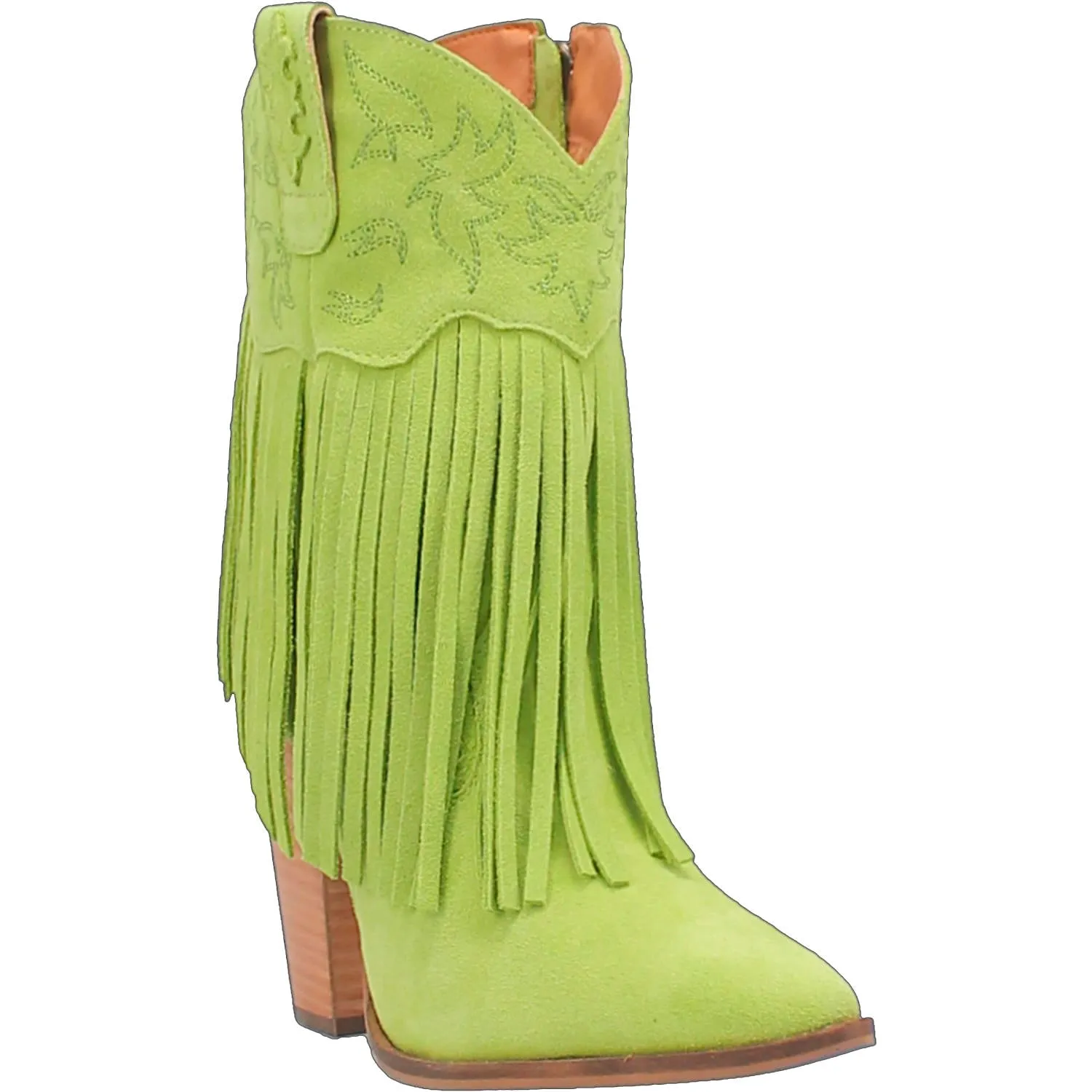 Online Exclusive | Dingo | Crazy Train Cowboy Boots in Lime**PREORDER