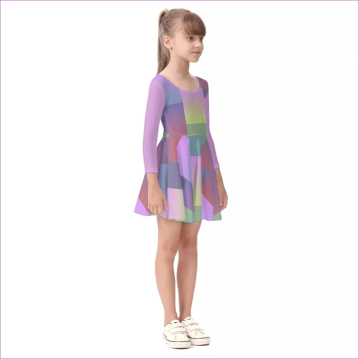 Paxx 2 Kids Girls Long Sleeve Dress