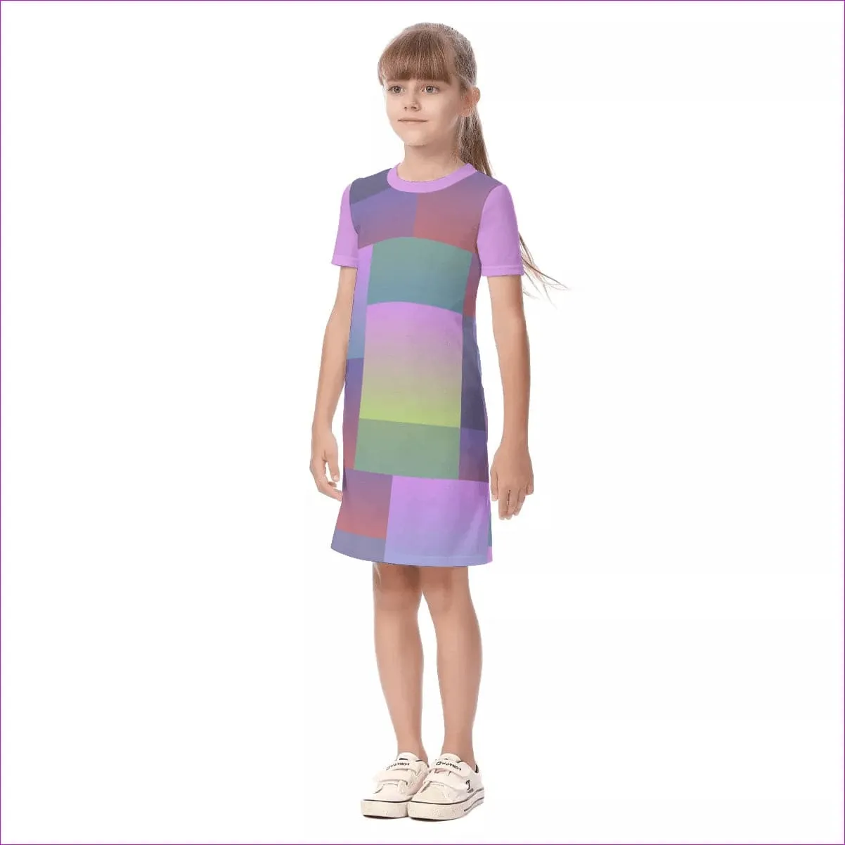 Paxx 2 Kids Girls Short Sleeve Dress