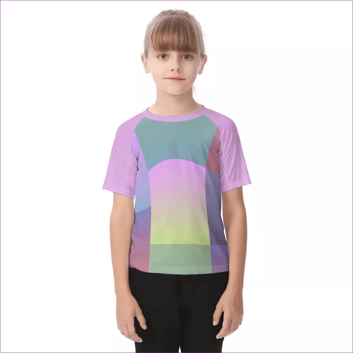 Paxx 2 Print Kids Raglan Sleeve T-shirt