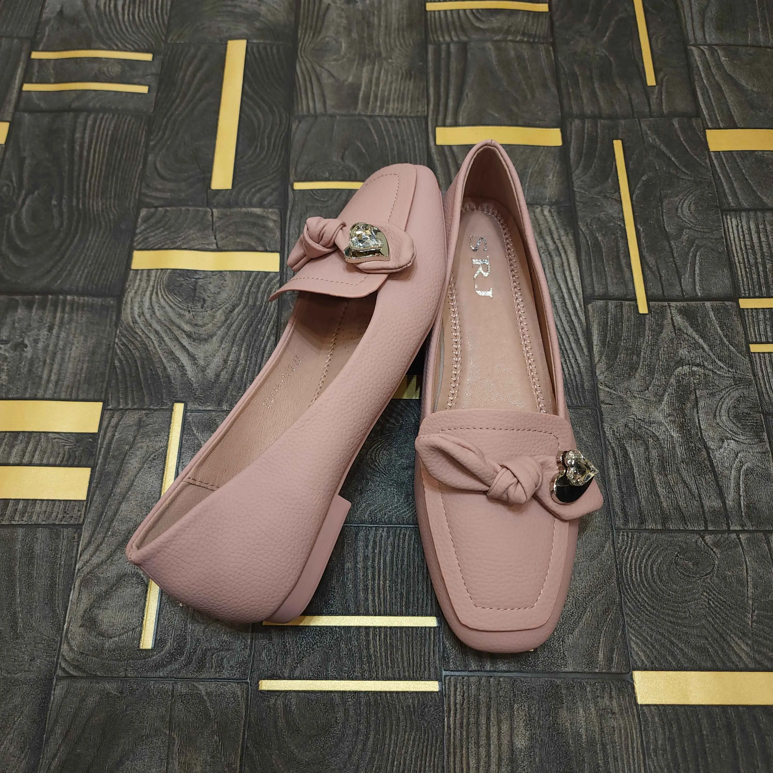 Pink Bow Pump Shoes