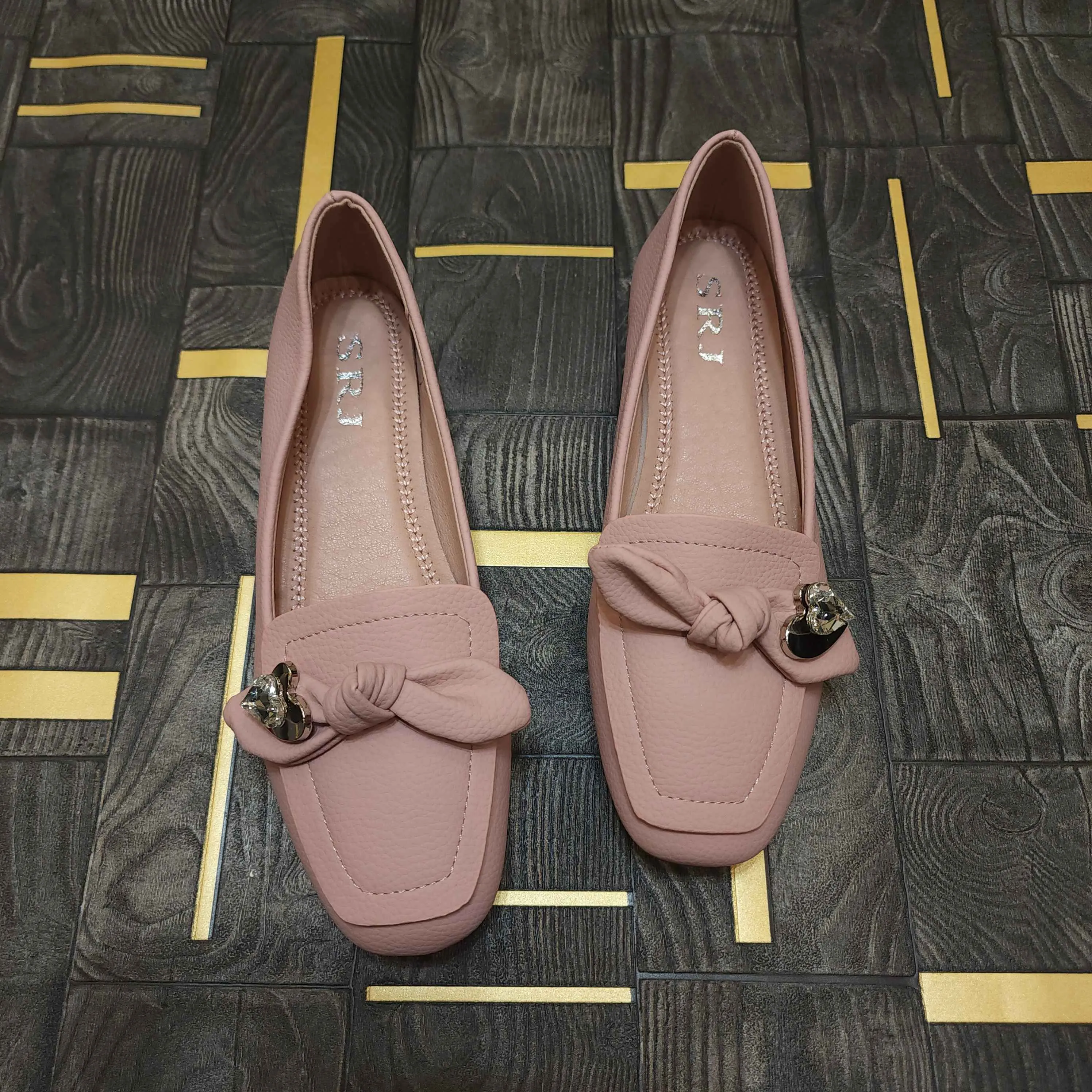 Pink Bow Pump Shoes