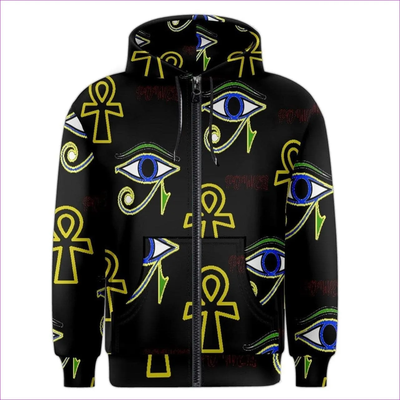Power Clothing Men's Zipper Hoodie