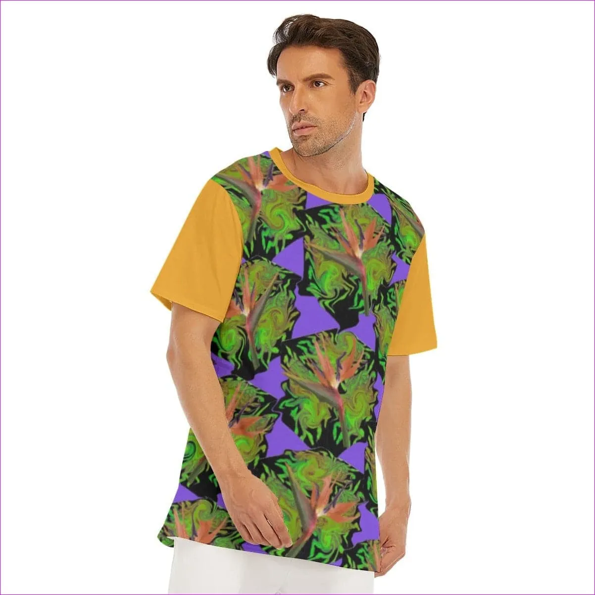 Psychedelic Paradise Men's O-Neck T-Shirt | 100% Cotton