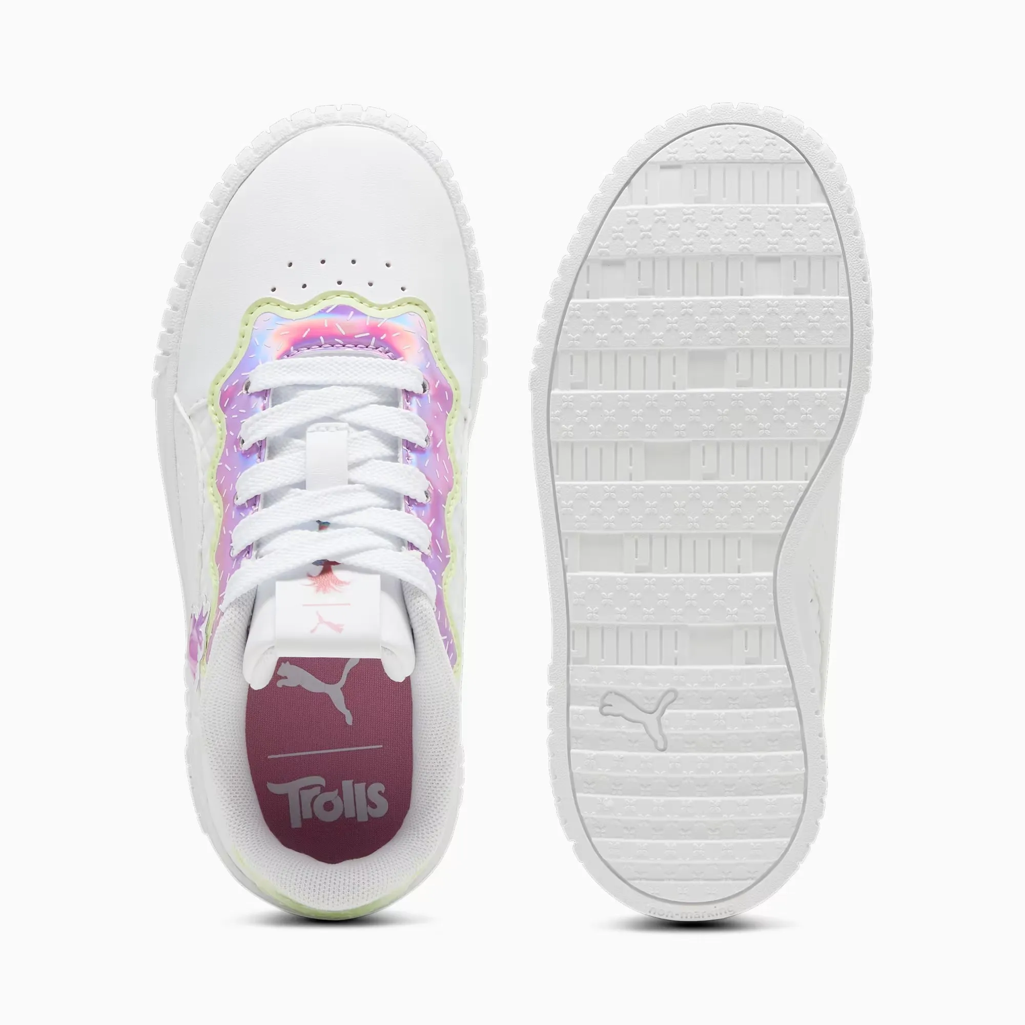 Puma Carina 2.0 Trolls PS White/Mauved Out-Cool Cucumber