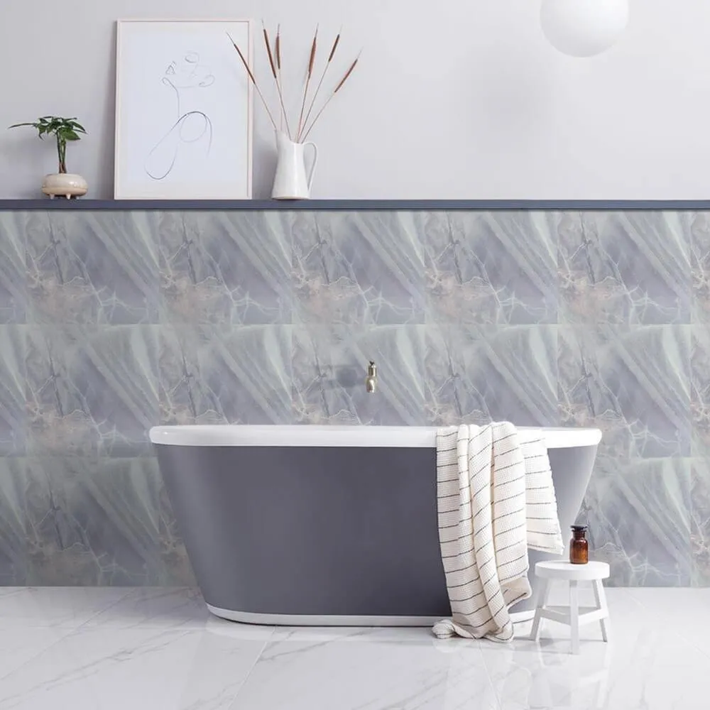 Purple Marble  Peel and Stick Wall Tile