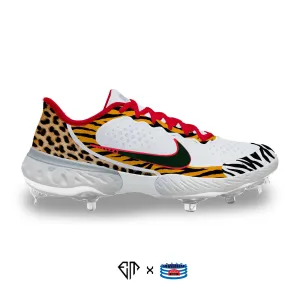 "Animal Style" Nike Alpha Huarache Elite 3 Low Cleats