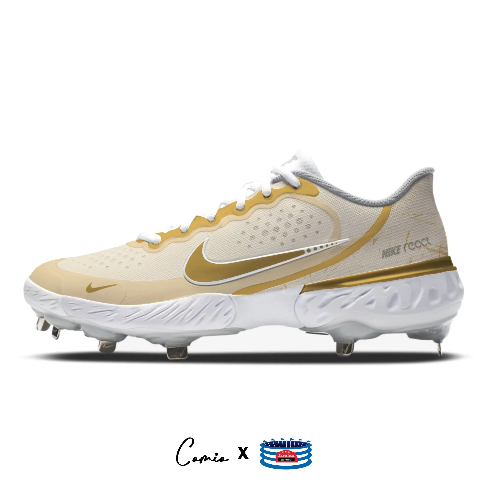 "Divine" Nike Alpha Huarache Elite 3 Low Cleats