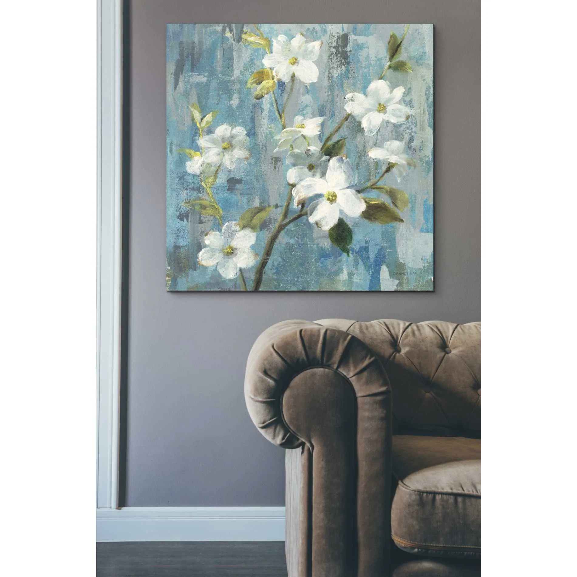 "Graceful Magnolia I" by Danhui Nai, Giclee Canvas Wall Art