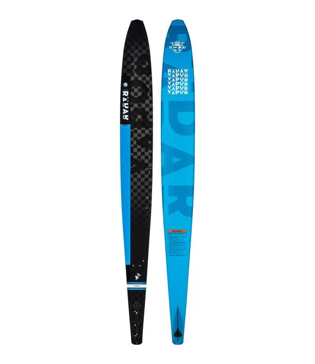 Radar Vapor Pro Build Slalom Ski with Vector Boa Boot & RTP (2024) - Blue