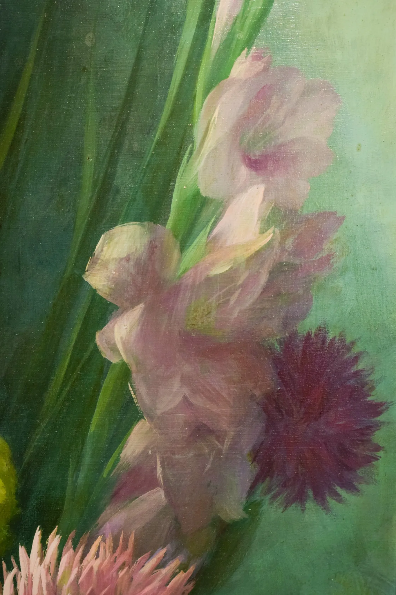 Radiant Flowers - Oil on Canvas