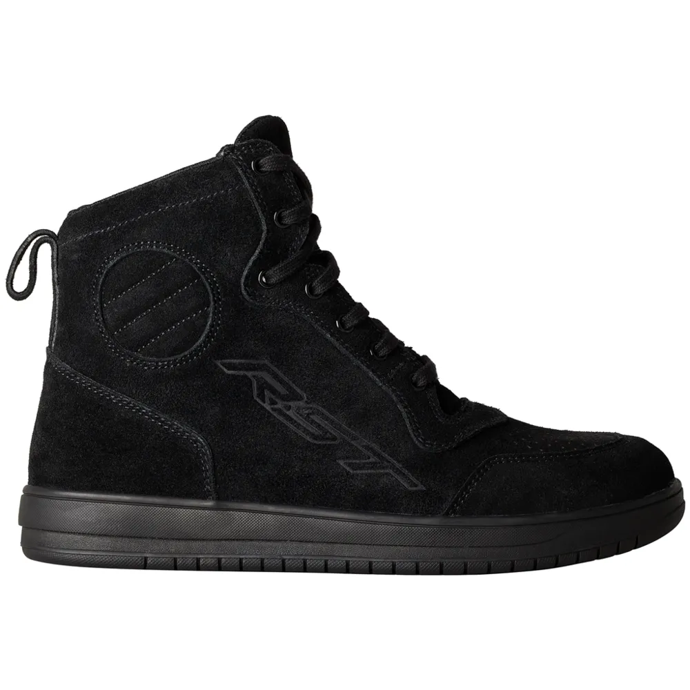 RST HiTop Moto Sneaker CE Boots Black Suede