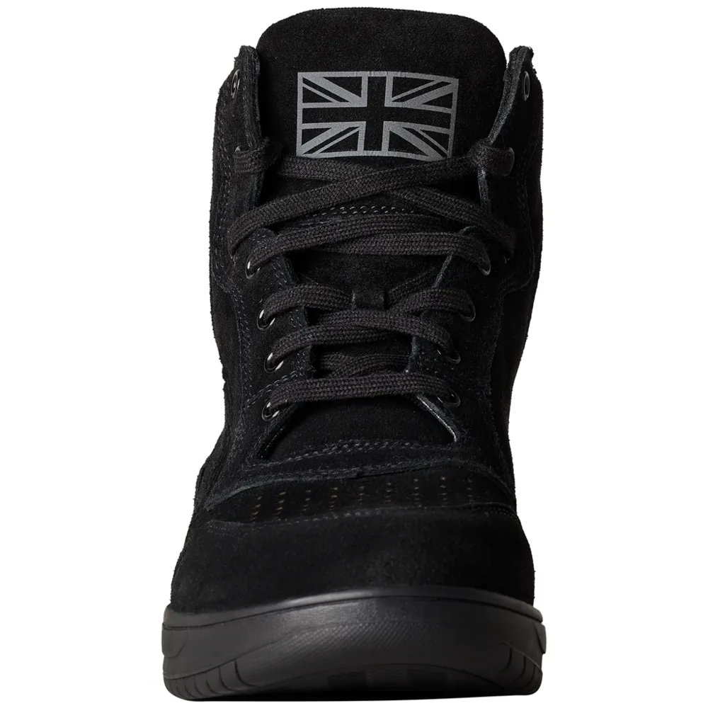 RST HiTop Moto Sneaker CE Boots Black Suede