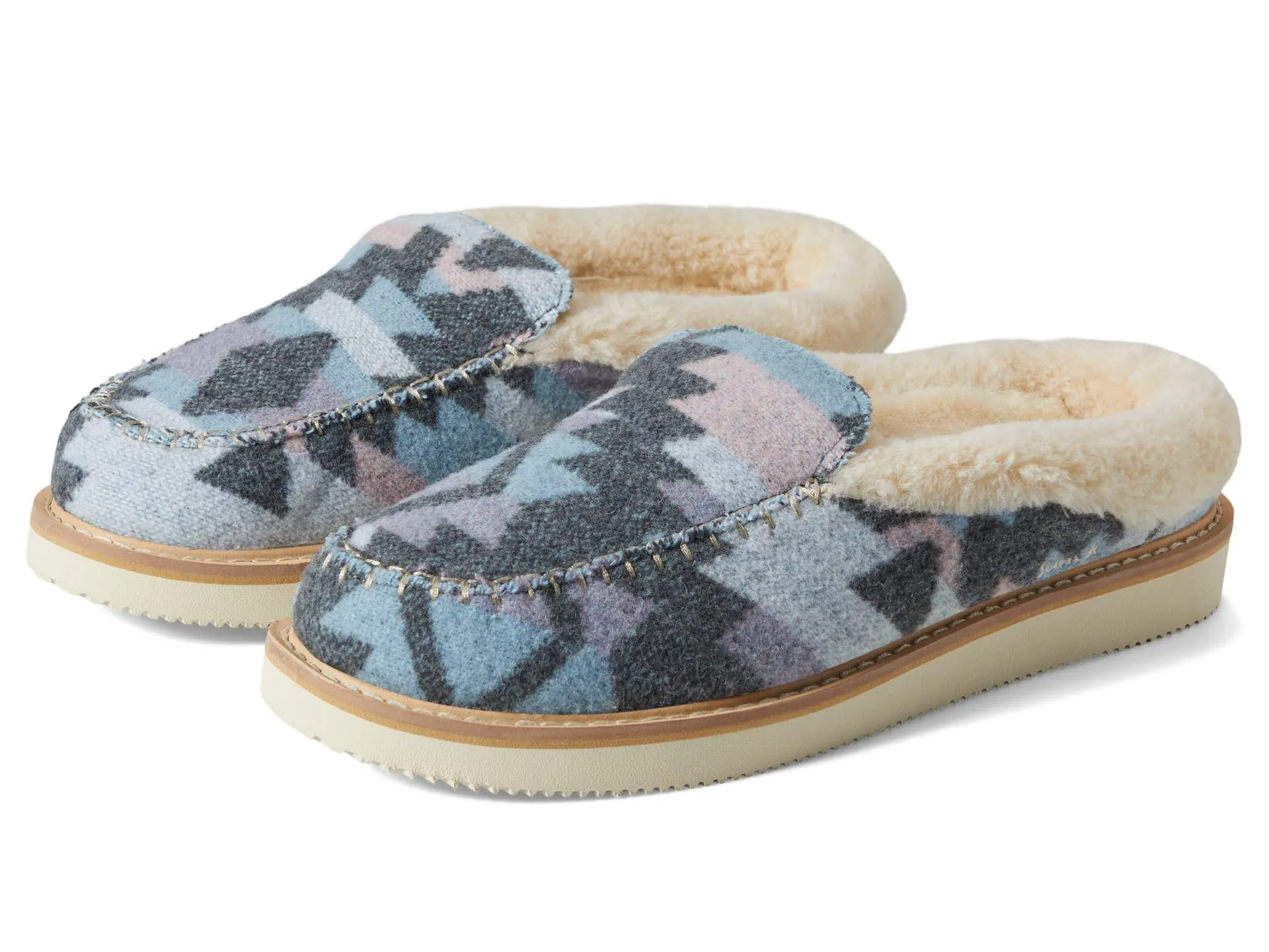 Sanuk Womens Cozy Vibe Slipper Sugar Mat Southwest Multi