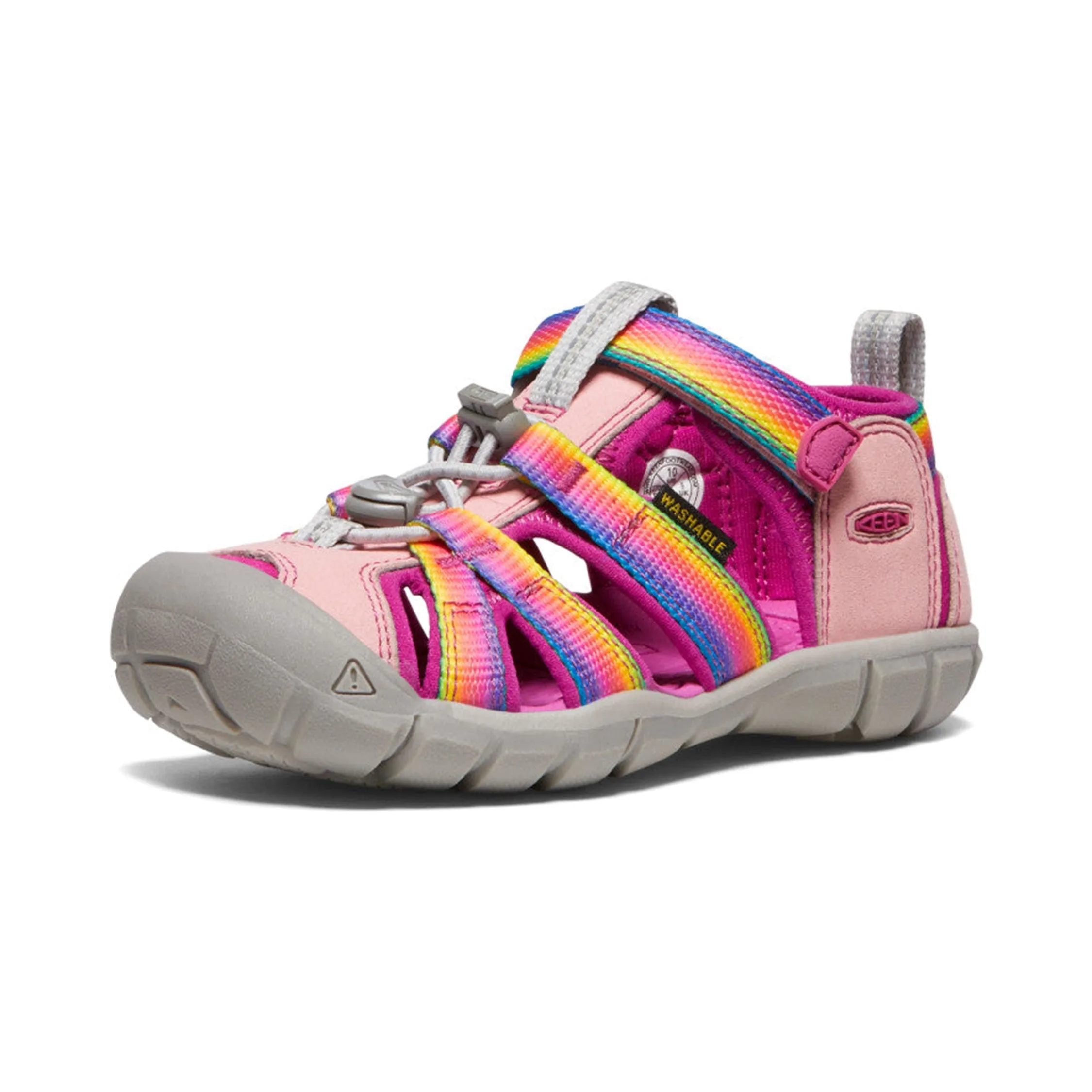 Seacamp II Kids' CNX Active Sandal - Rainbow/Festival Fuchsia