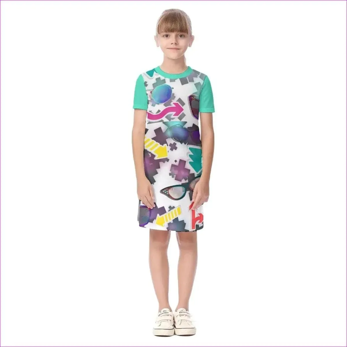 Shade Kids Girls Short Sleeve Dress