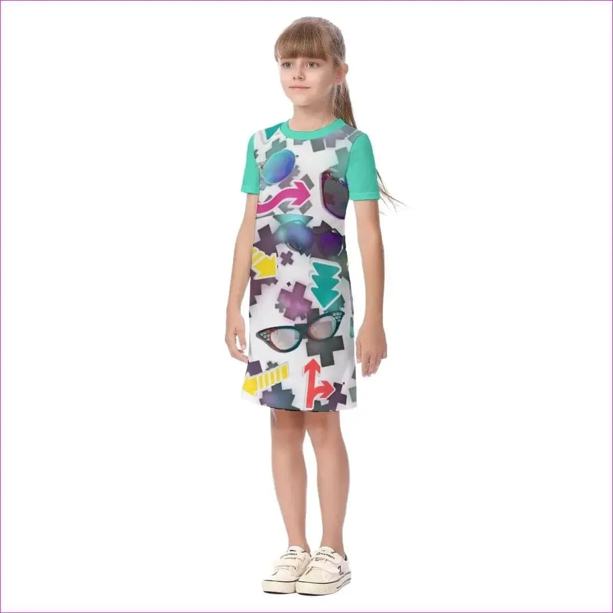 Shade Kids Girls Short Sleeve Dress