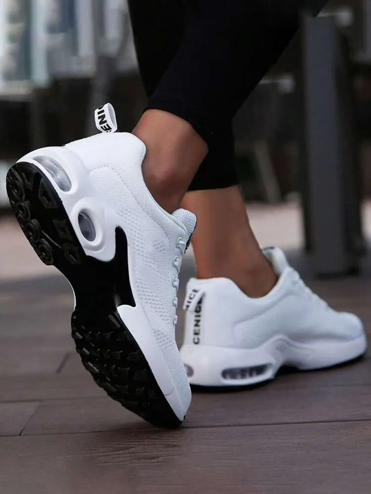 SHEIN - Lace-Up Front Running Sneakers