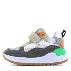 Shoesme: Kid's Sneakers - Dark Grey / Green