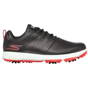 Skechers GO GOLF PRO 4 Spiked Waterproof Shoes - Black/Red