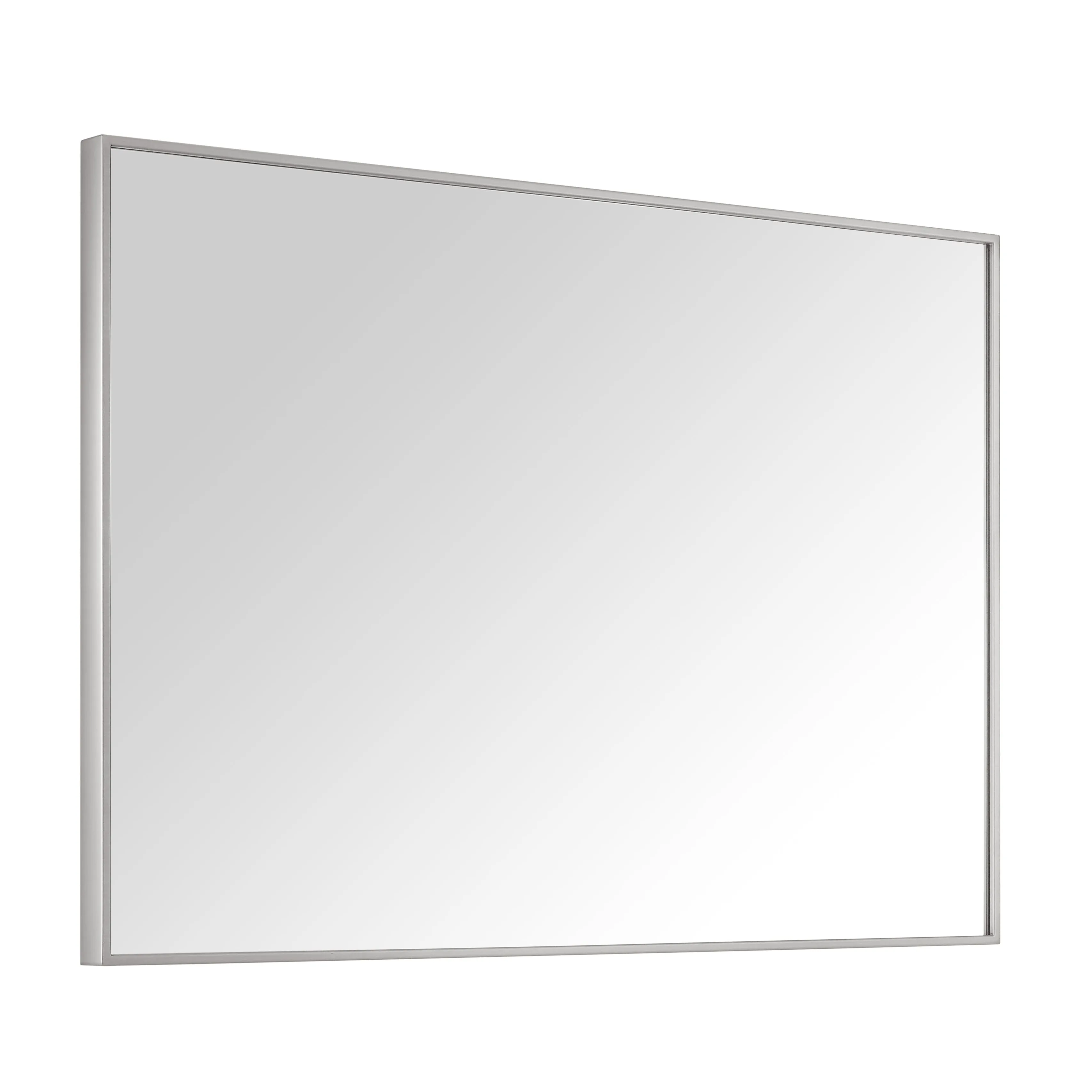 Sonoma 39 in. Bathroom Mirror with Stainless Steel Metal Frame