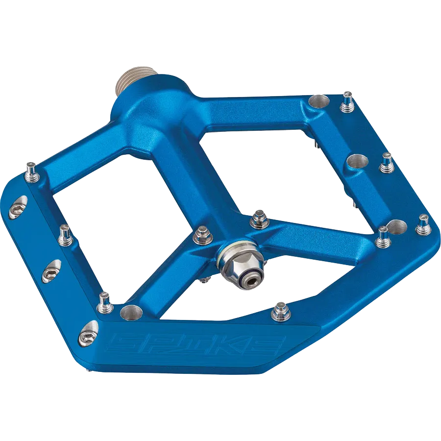 Spike Pedal Platform Aluminum 9/16 - Blue