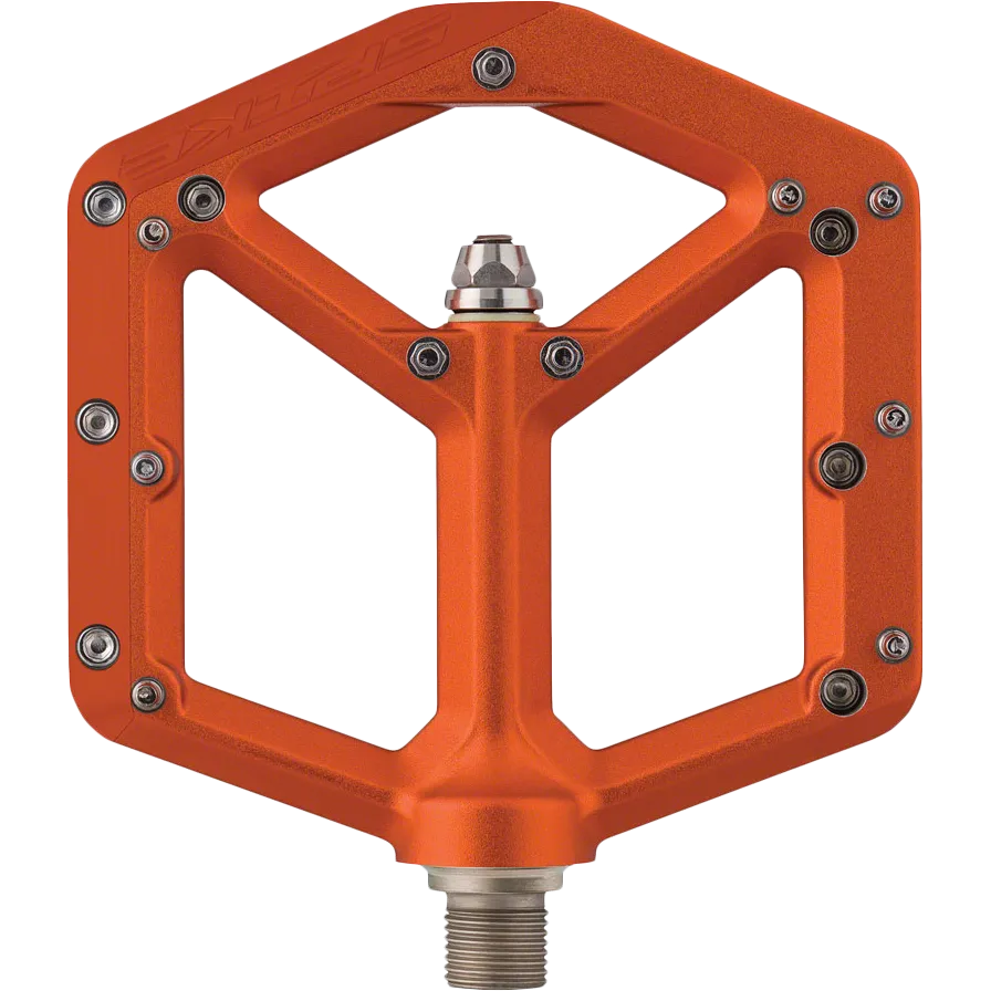 Spike Pedal Pltfrm Alm 9/16" - Orange