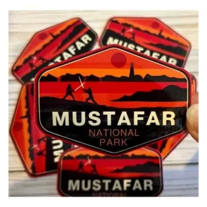 Star Wars: Mustafar National Park - Sticker