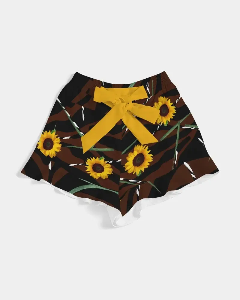 Sunflower Wild Women's Ruffle Shorts