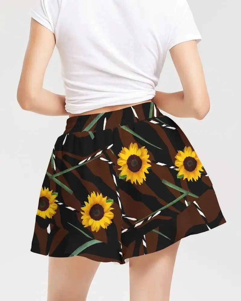 Sunflower Wild Women's Ruffle Shorts