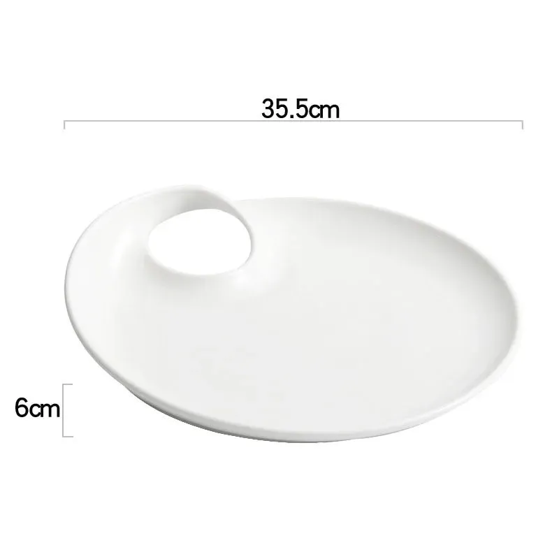 Swirl Symphony Serving Plate