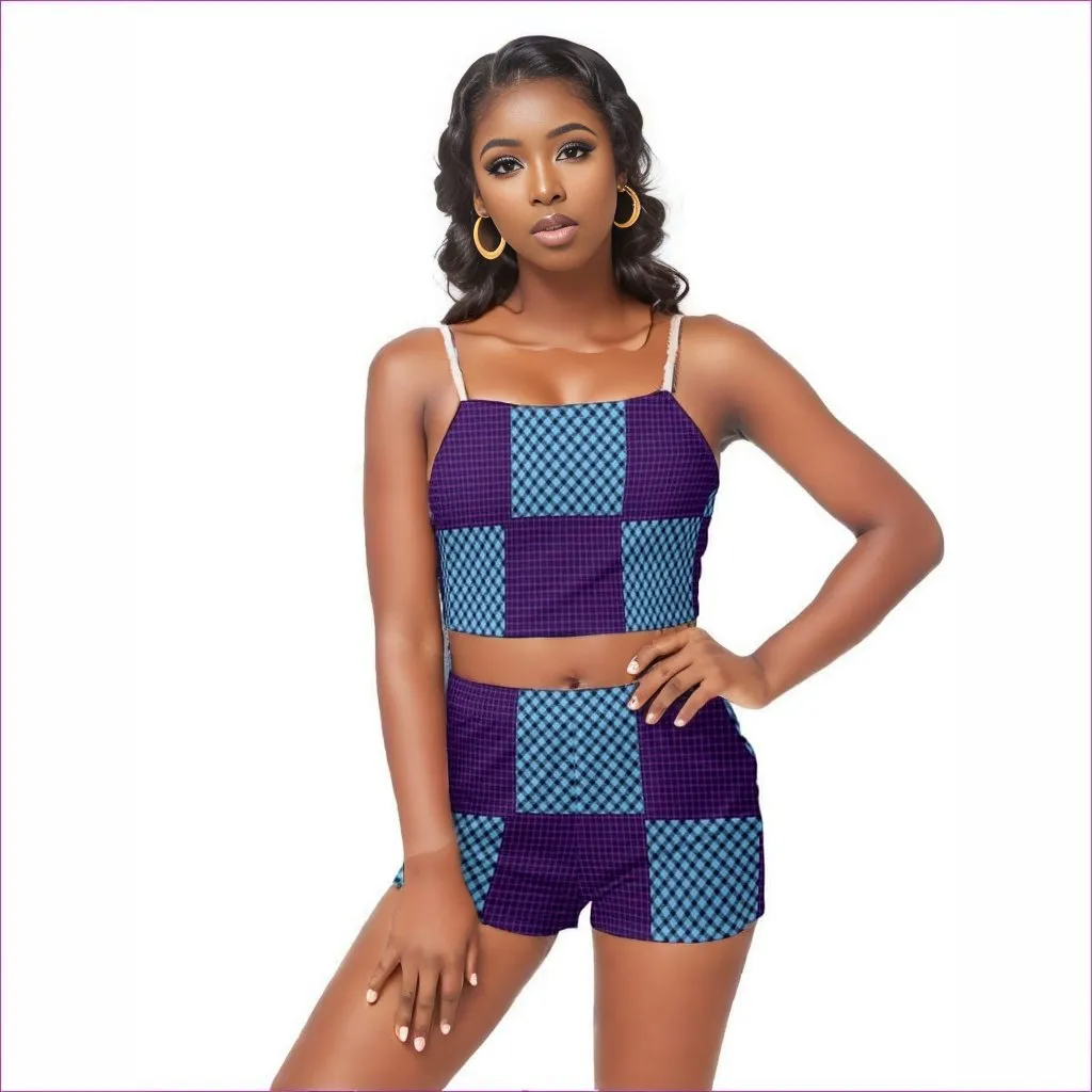 Tartan Women's Camisole Short Set