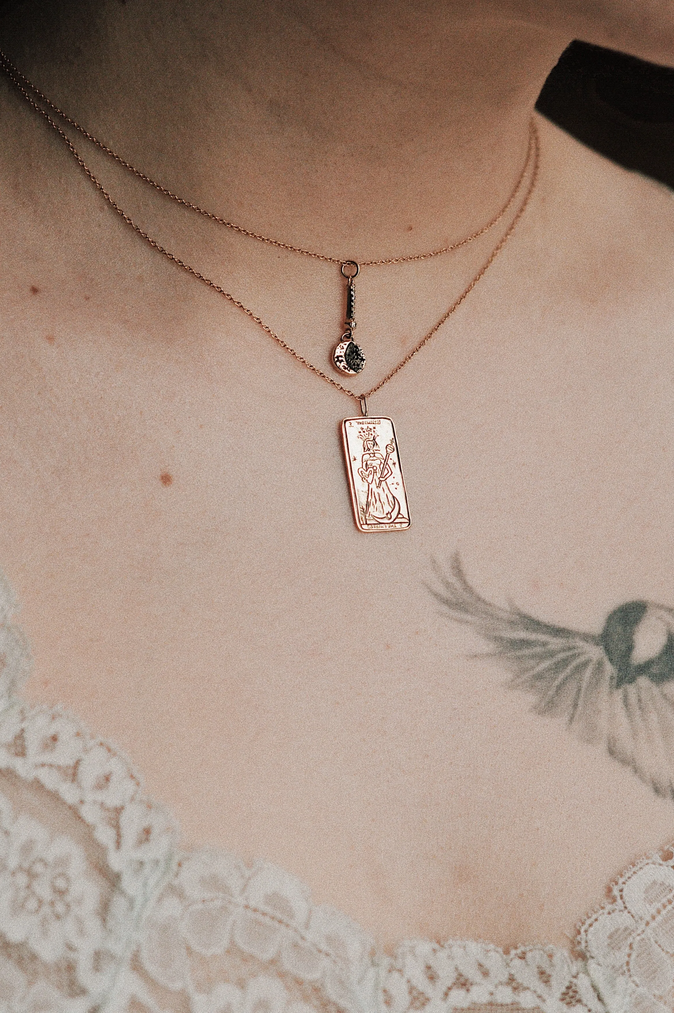 The Empress Tarot Card Necklace