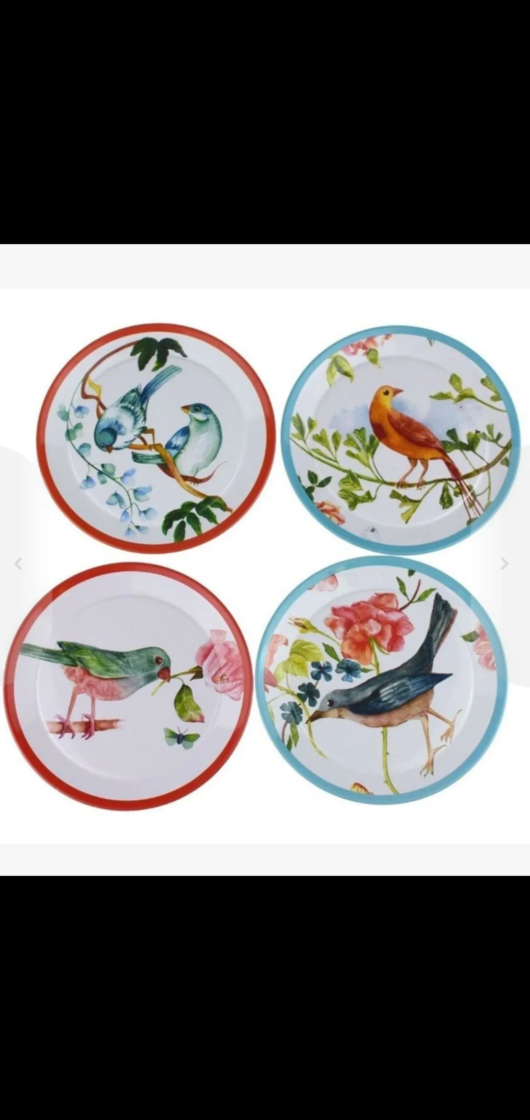 Tin Toy Tea Set 15 pieces - Pretty Birds