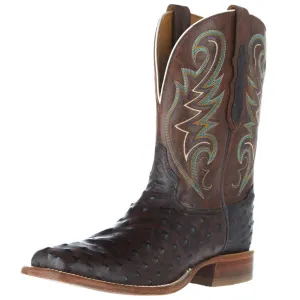 TONY LAMA MEN'S FOSTER SIENNA OSTRICH WESTERN BOOT - EP6098