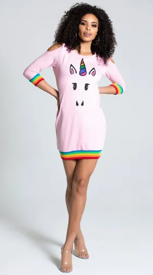 Unicorn Lover T-Shirt Dress Costume