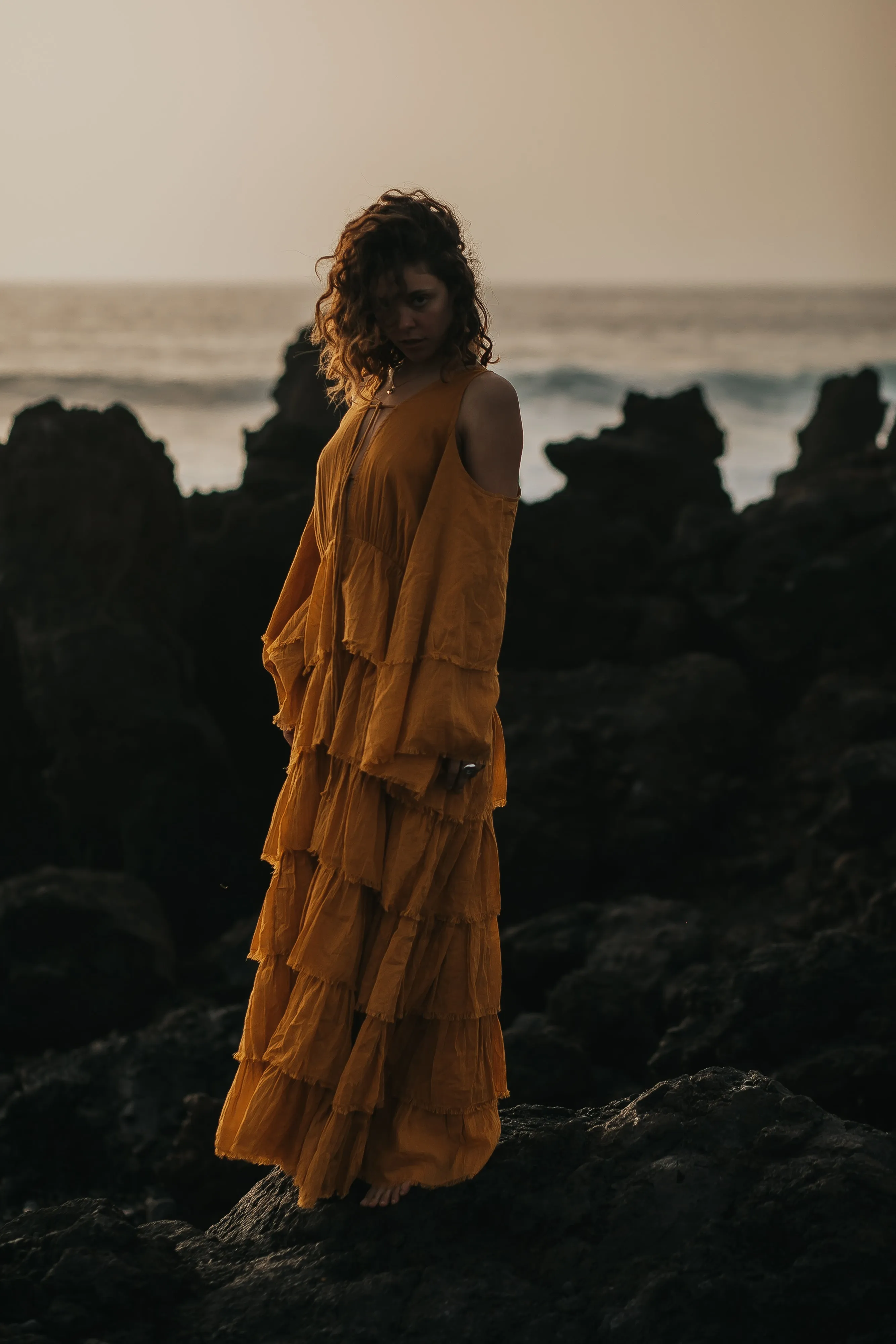 UNTAMED SOUL DRESS - Saffron