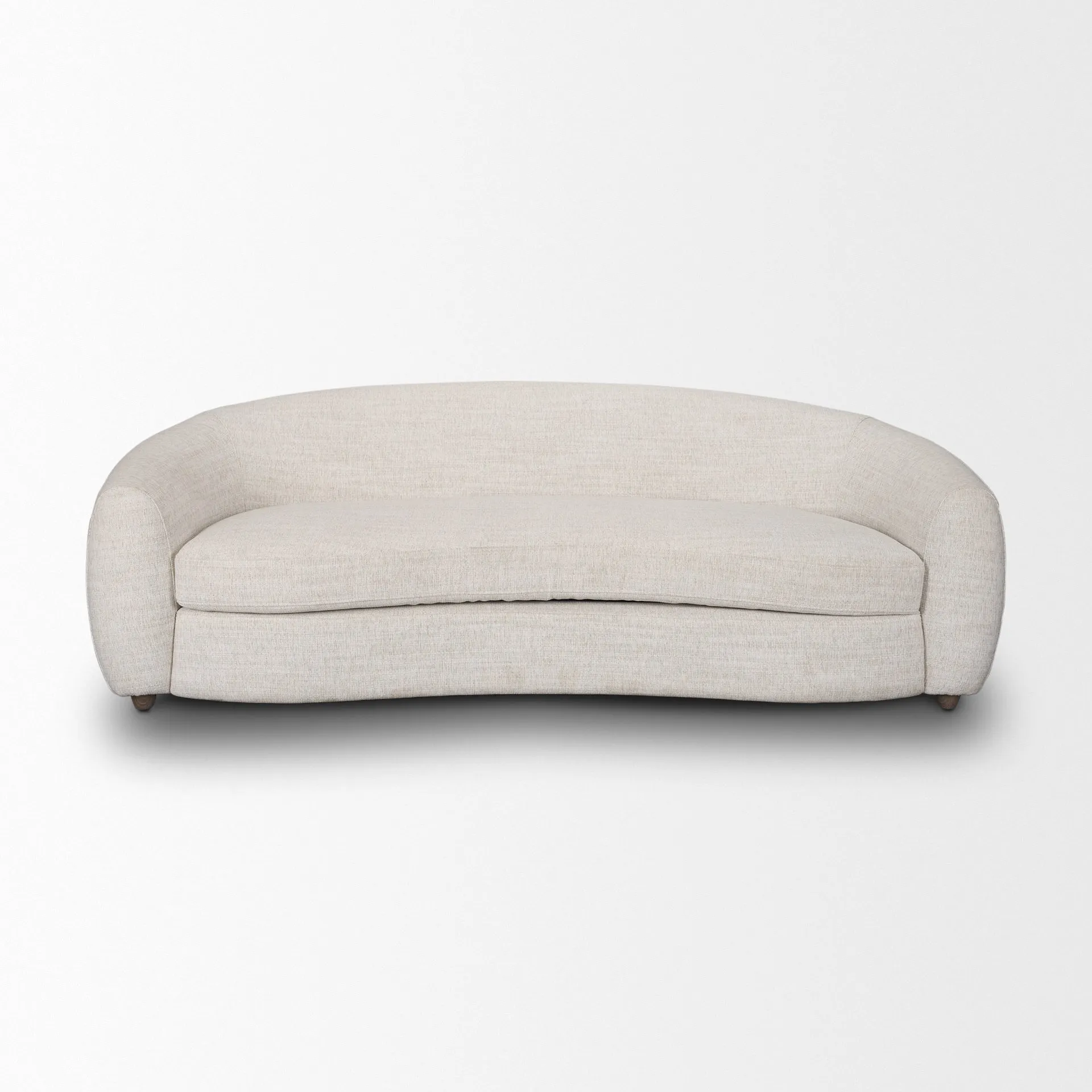 Valencia Curved Cream Sofa